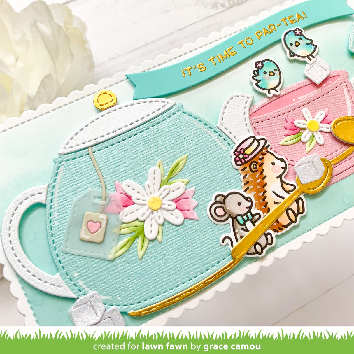 stitched teapot