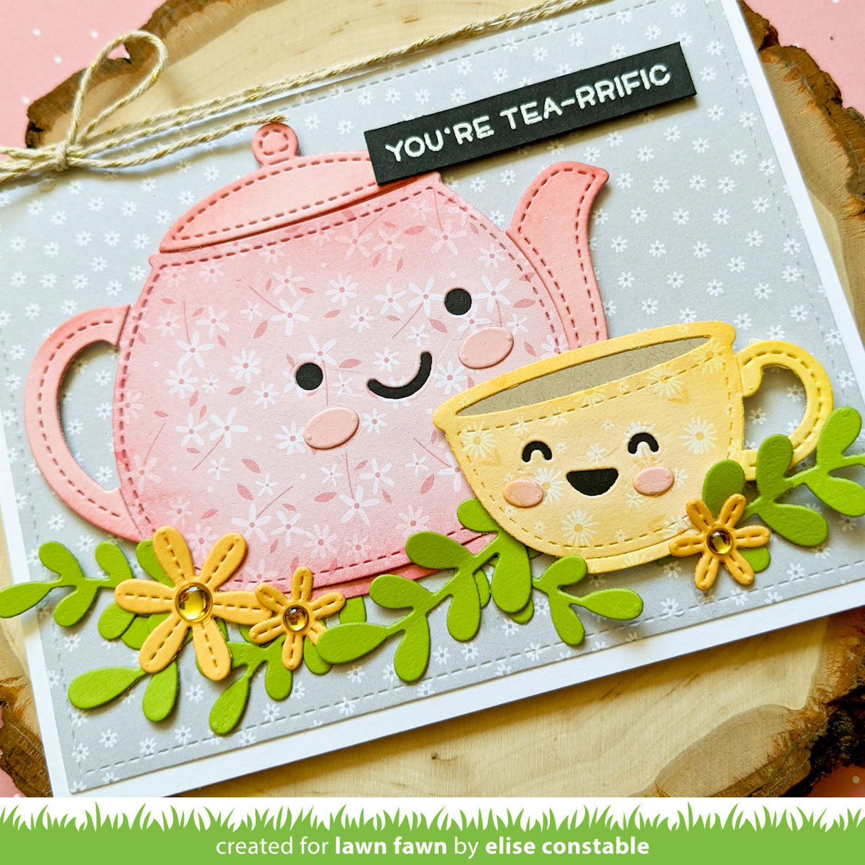 stitched teapot