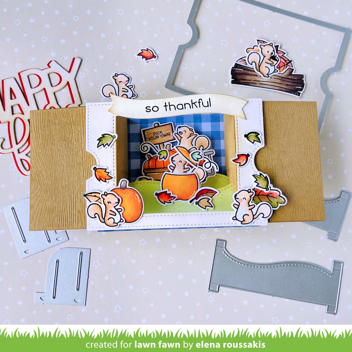 ta-da! diorama! hillside inserts