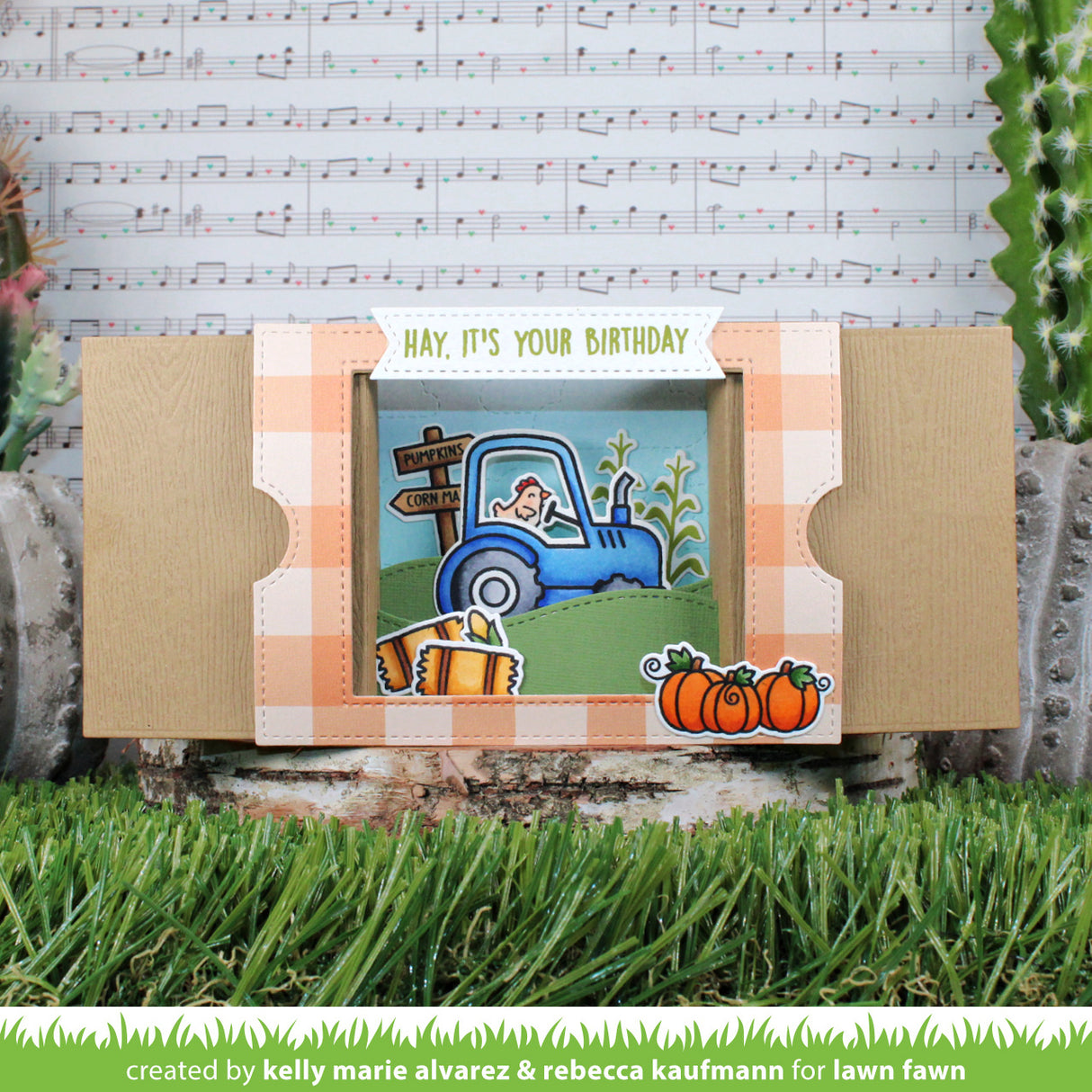 ta-da! diorama! hillside inserts