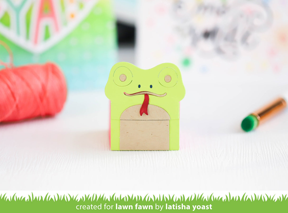 tiny gift box lizard and snake add-on