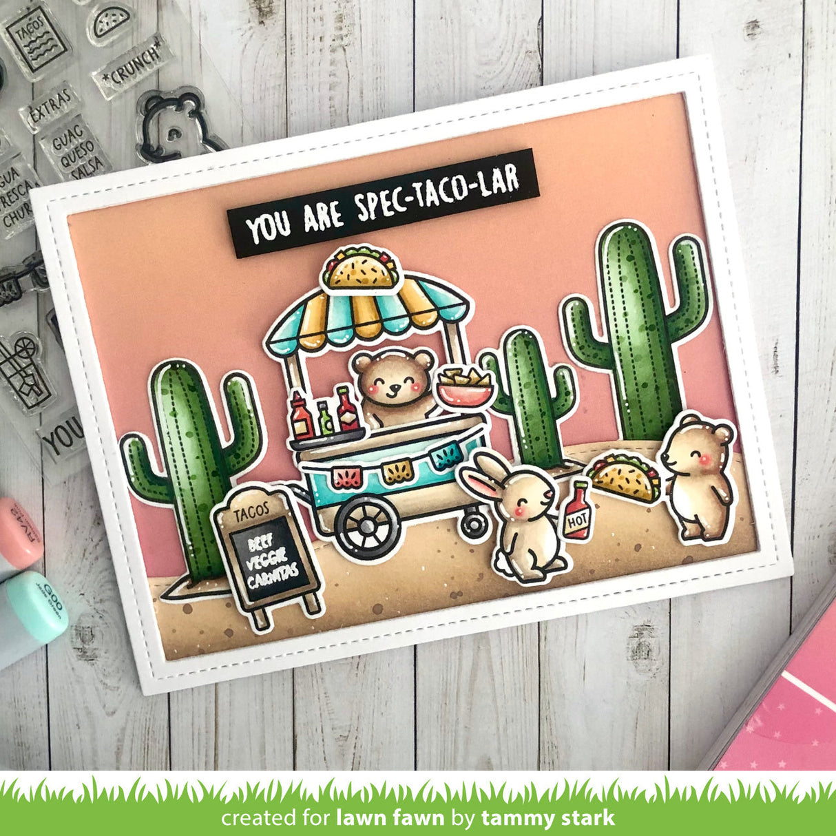 treat cart add-on: tacos