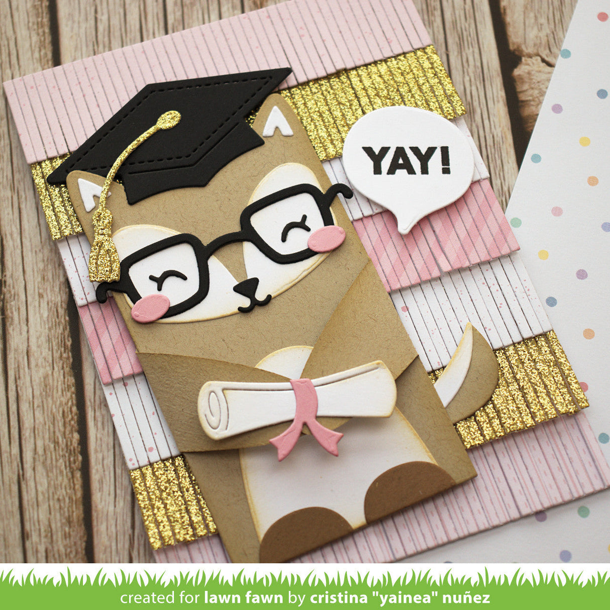 woodland critter huggers graduation add-on