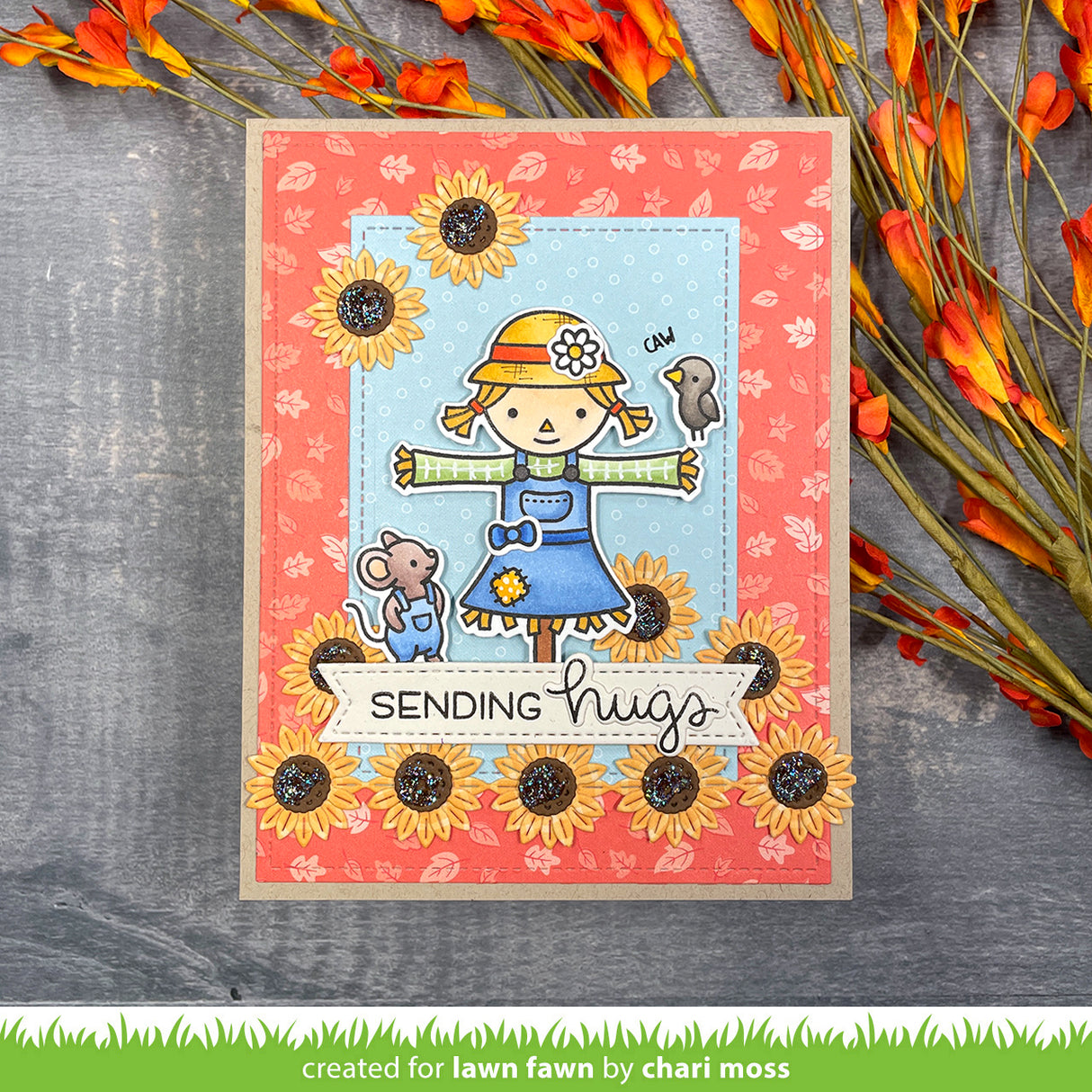 falling leaves petite paper pack