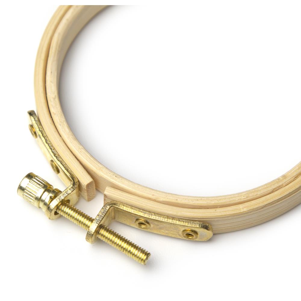 3" bamboo wood hoop