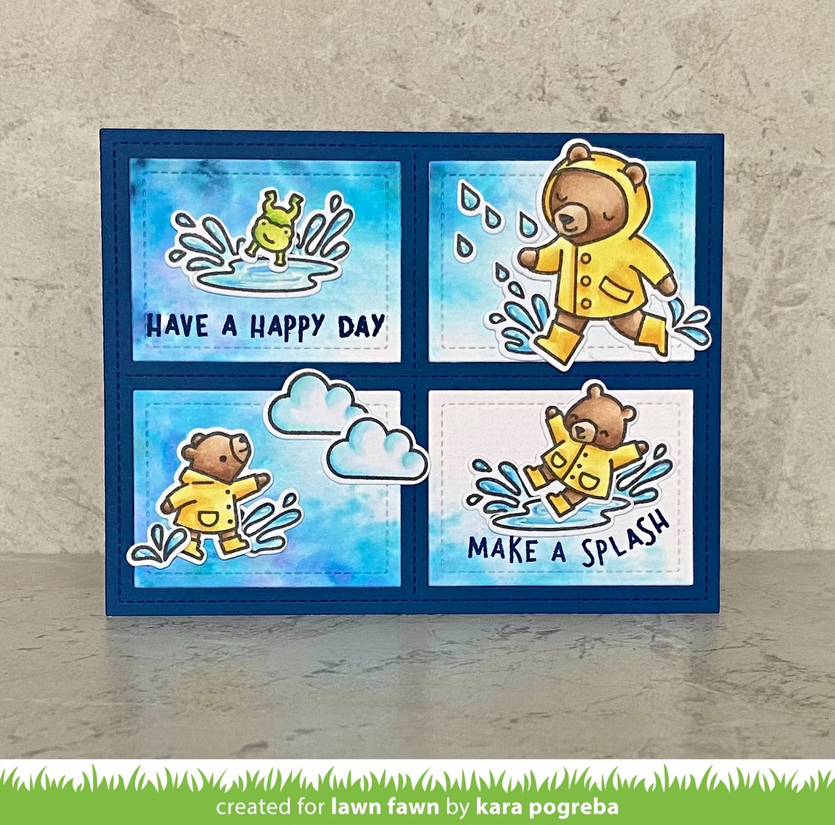 beary rainy day