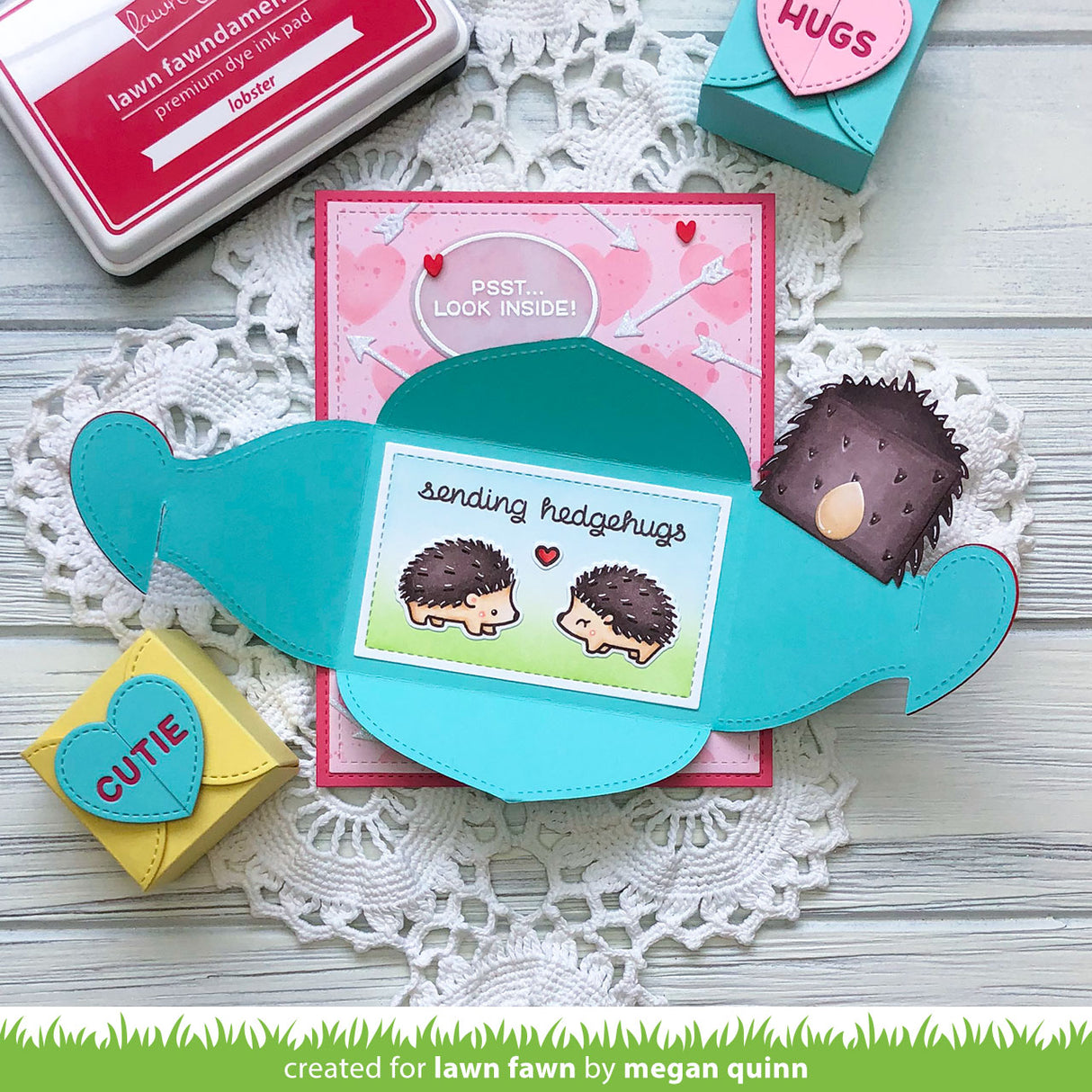 gift card heart envelope