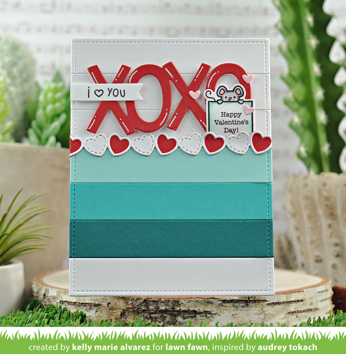 valentine hearts border