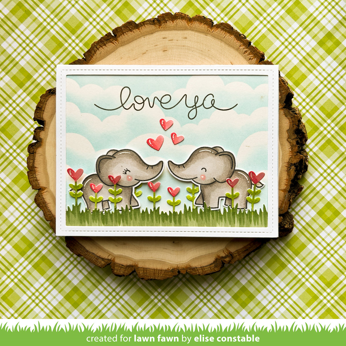 heart garden border