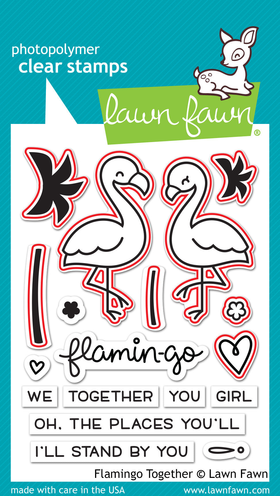 _flamingo together lawn cuts_