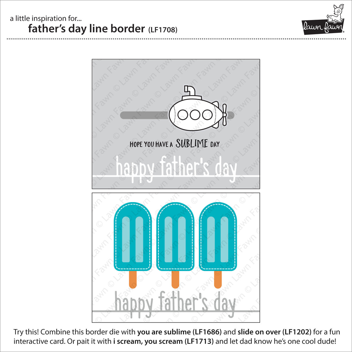 _father's day line border_