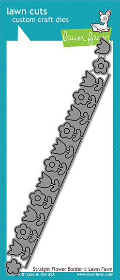 _straight flower border_