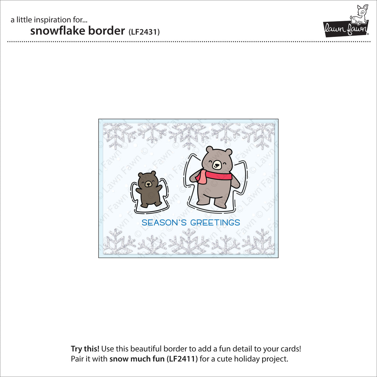 snowflake border