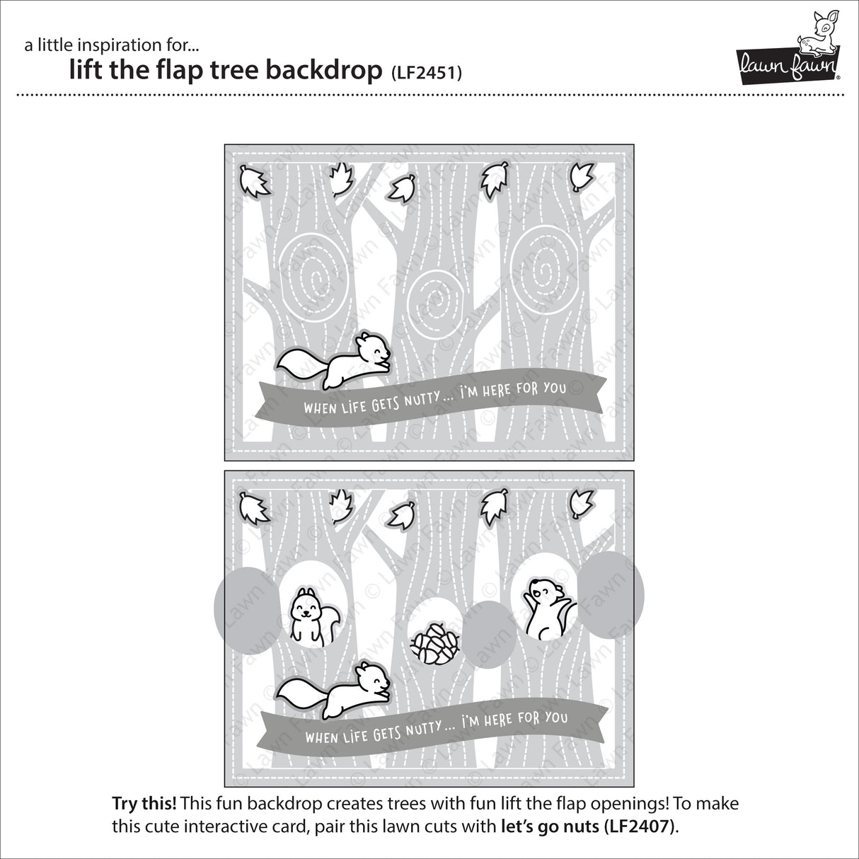 lift the flap tree backdrop