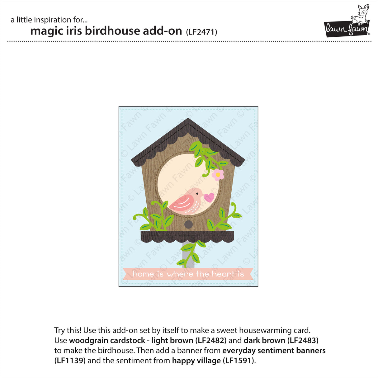 magic iris birdhouse add-on