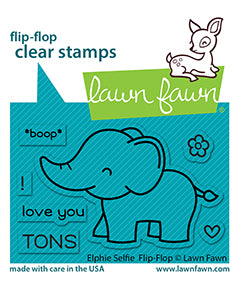 elphie selfie flip-flop