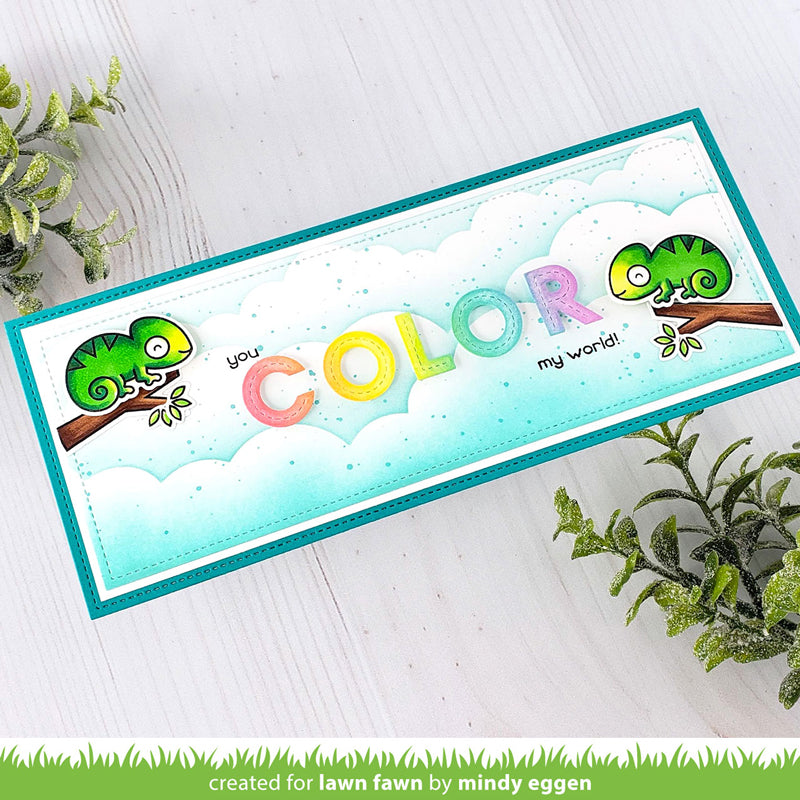 slimline cloudy stencils