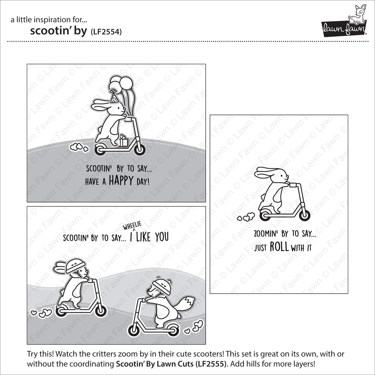 scootin' by