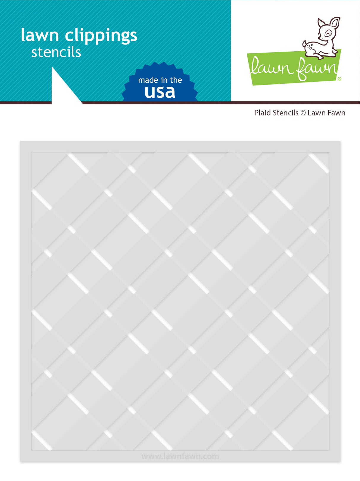plaid stencils