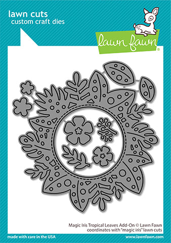 _magic iris tropical leaves add-on_