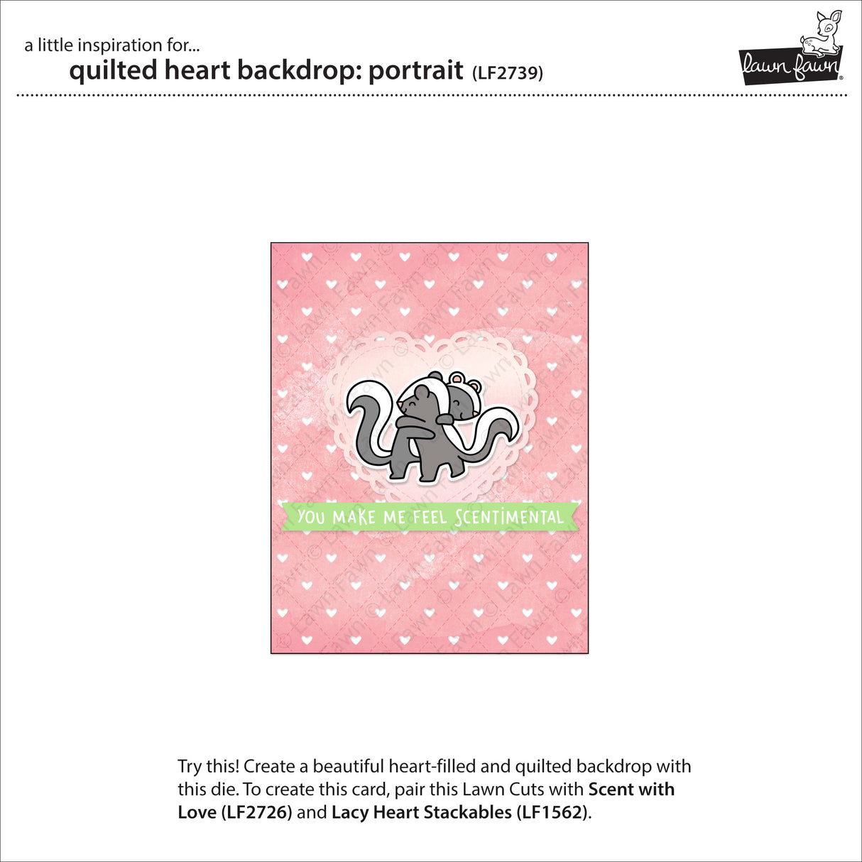 quilted heart backdrop: portrait