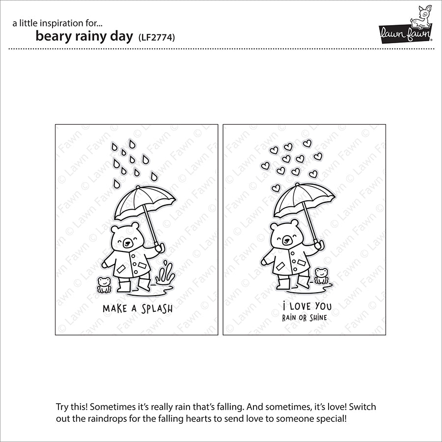 beary rainy day