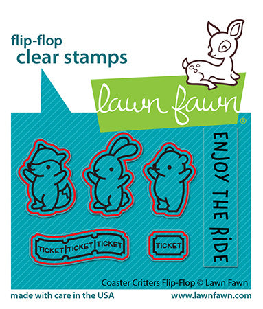 coaster critters flip-flop lawn cuts