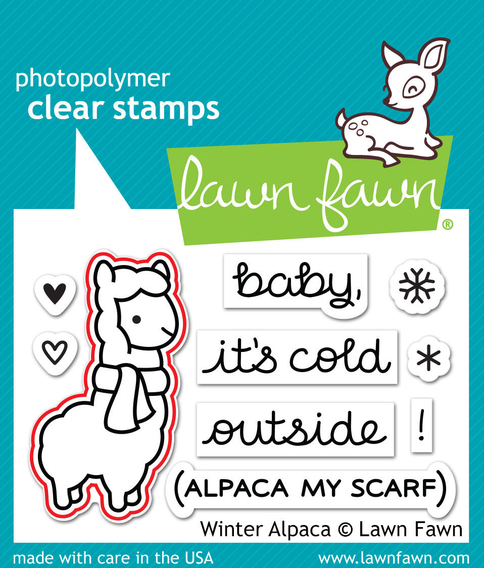 _winter alpaca lawn cuts_