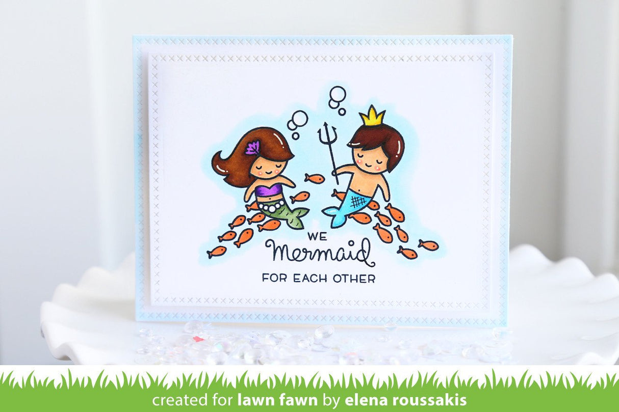 large cross-stitched rectangle stackables