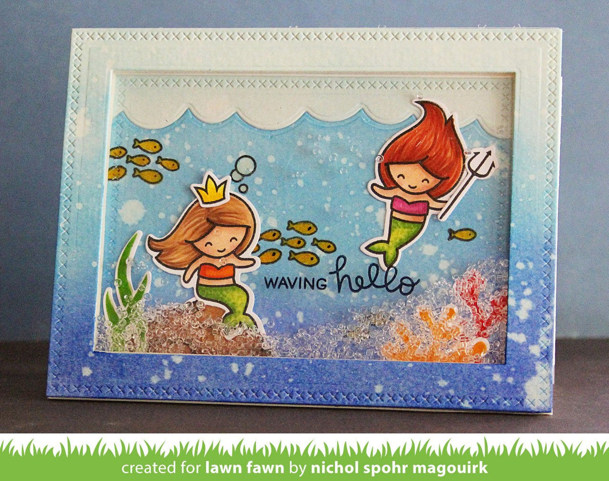 large cross-stitched rectangle stackables
