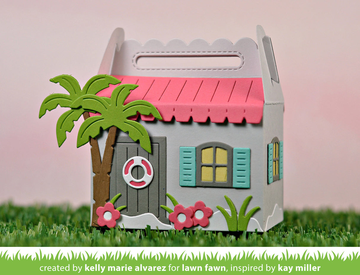 scalloped treat box beach house add-on