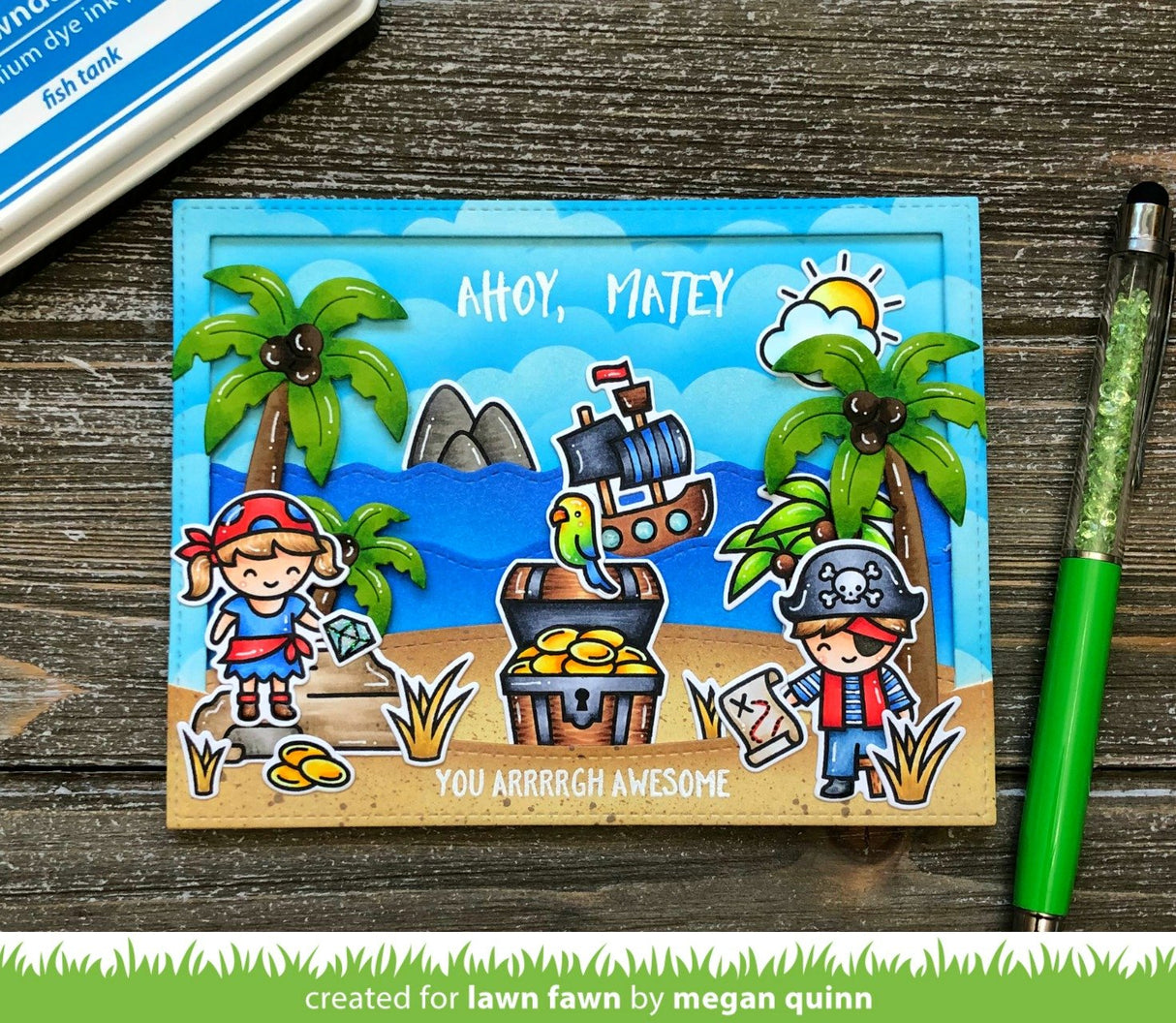tropical backdrop