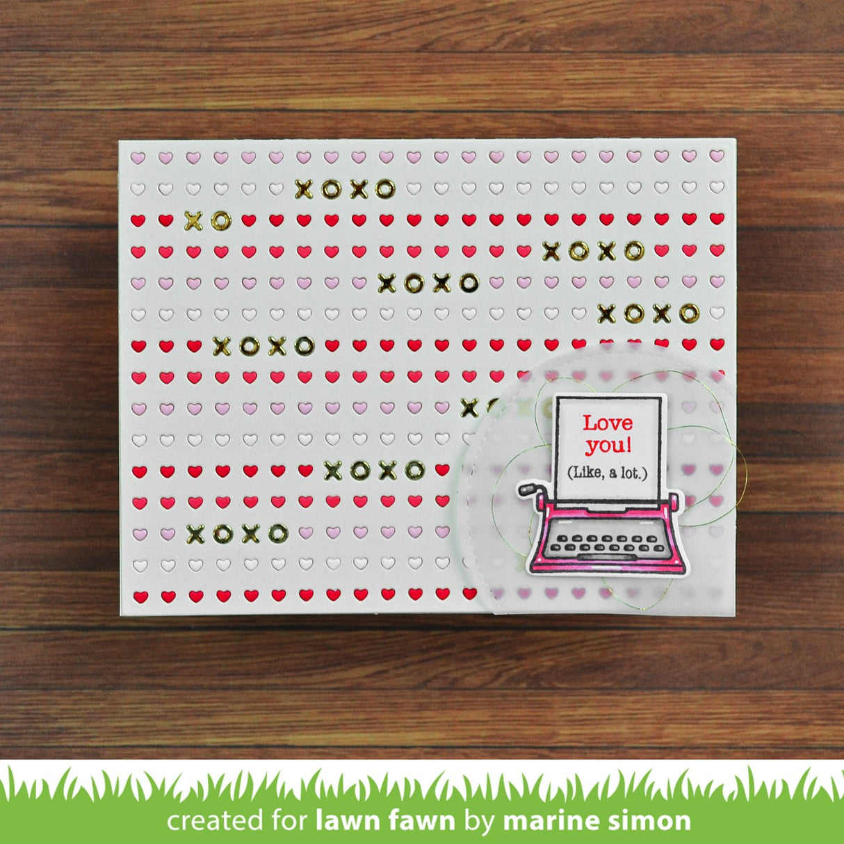 xoxo backdrop: landscape