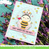 bee happy background stencils