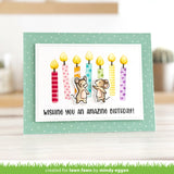 birthday candles stencils