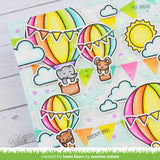 bunting background stencils