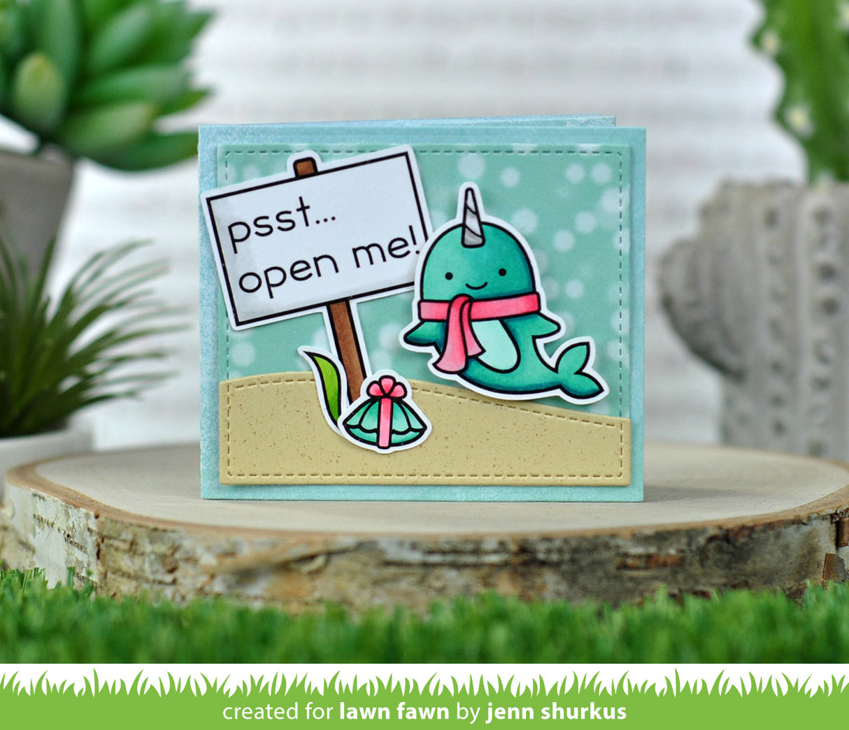 center picture window card add-on