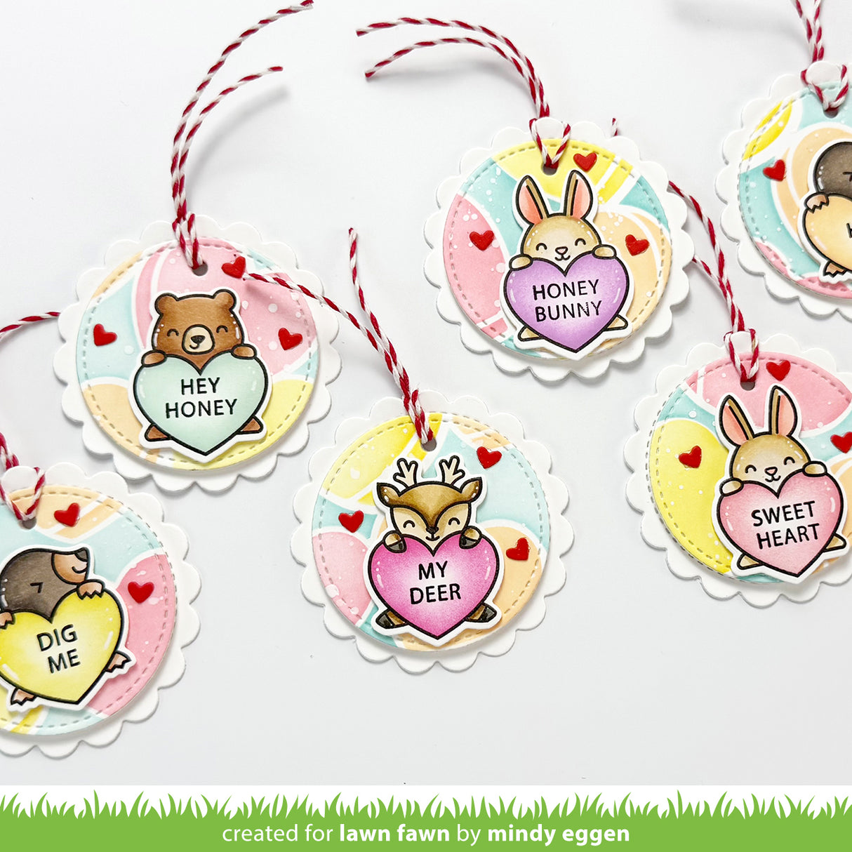 candy hearts stencils