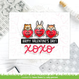 checkered hearts backdrop: landscape