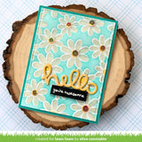 daisy bloom background stencils