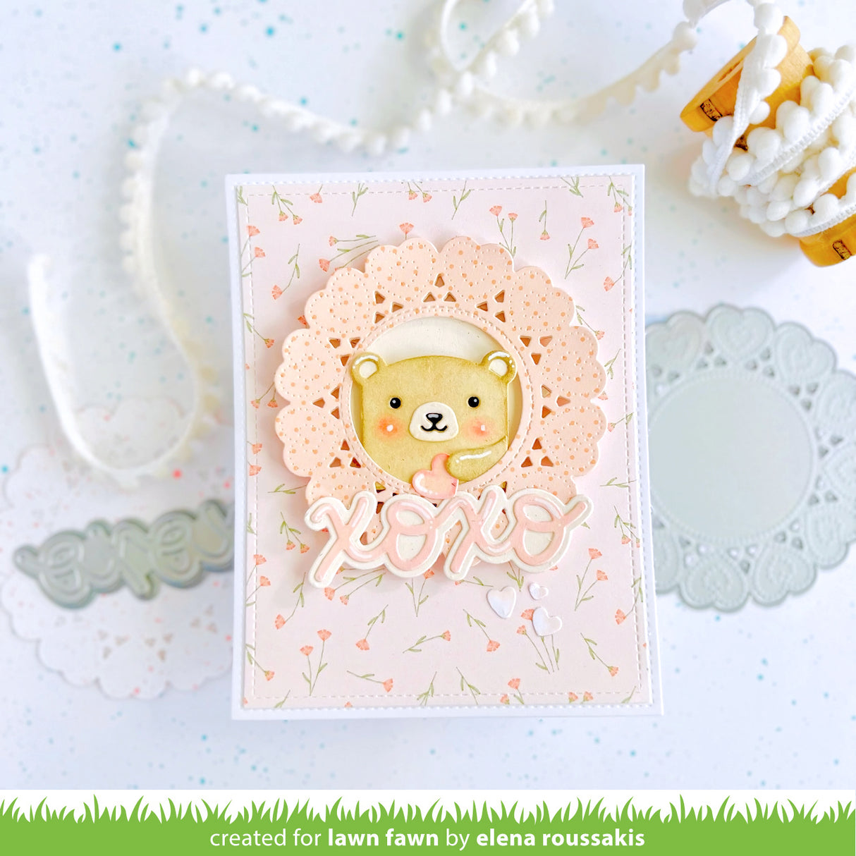 doily hearts