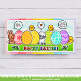 stamp 'n stencil easter eggs