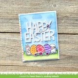 stamp 'n stencil easter eggs