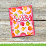 fruit salad background stencils