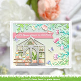 flower garden backdrop