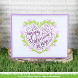 heart wreath stencils