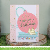 foiled sentiments: merry christmas