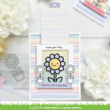 happy potted flower