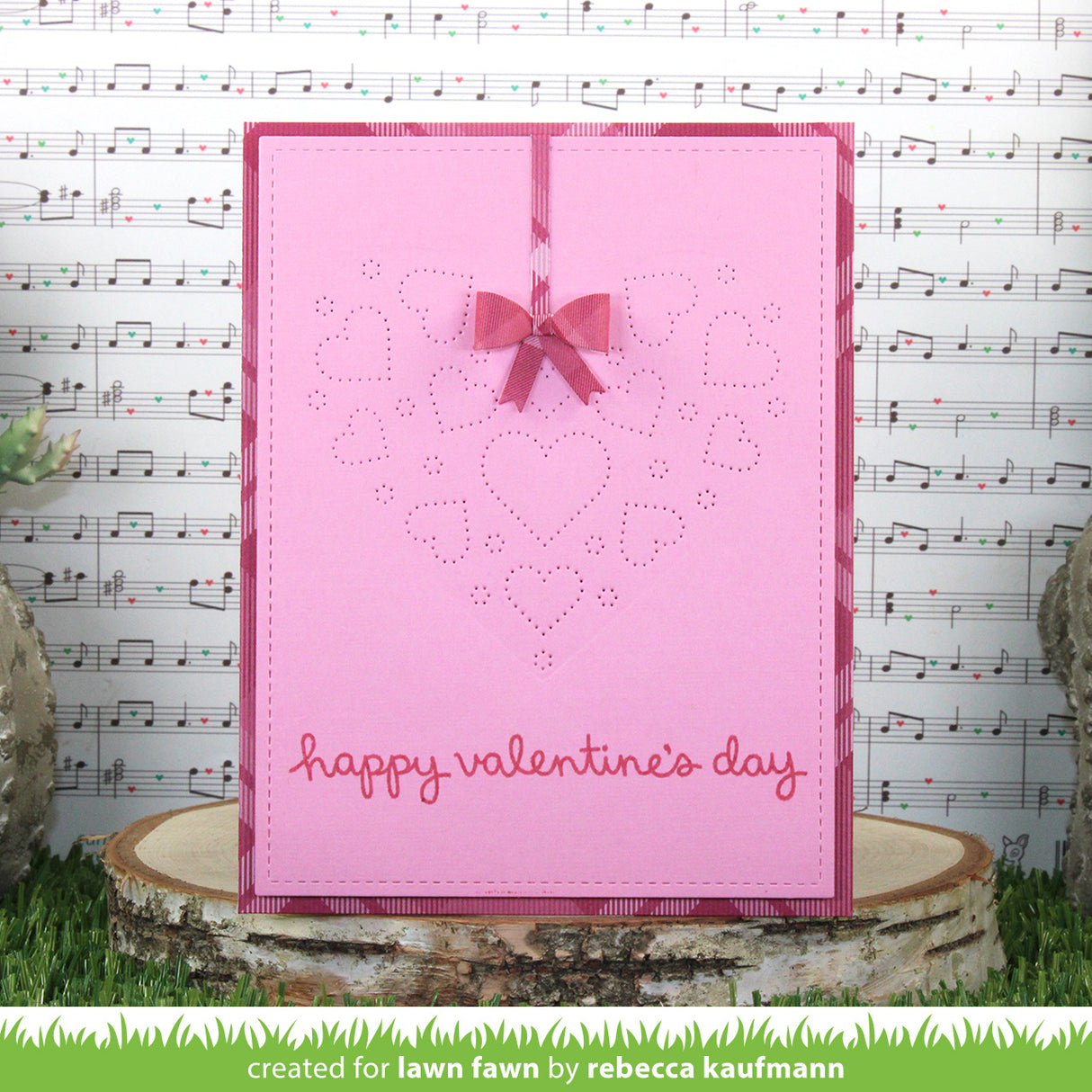 heart pouch dotted hearts add-on