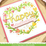 heart wreath stencils